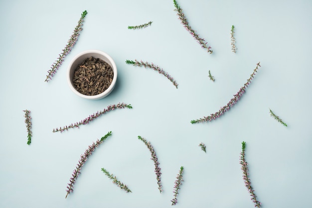 Foto gratuita concepto moderno de flores con estilo elegante