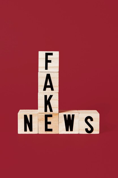 Concepto de noticias falsas