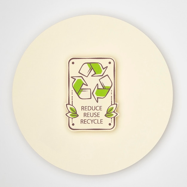 Concepto de reciclaje ecológico
