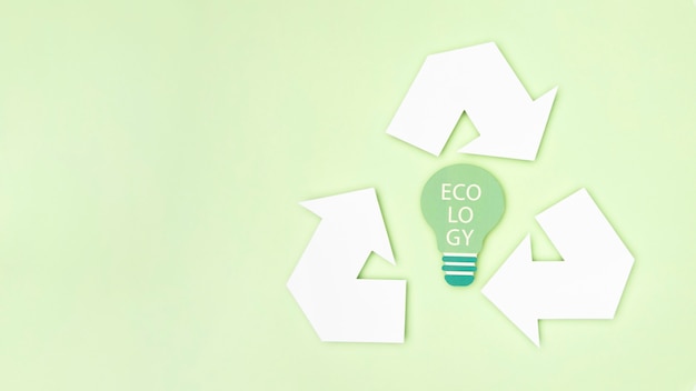 Concepto de reciclaje ecológico