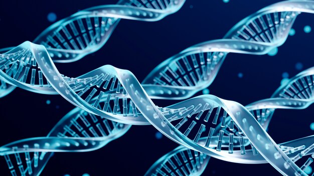 Concepto de representación del ADN