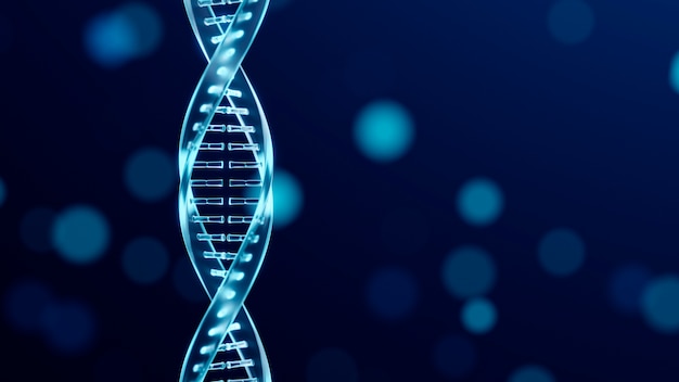 Concepto de representación de ADN