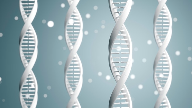 Concepto de representación de ADN