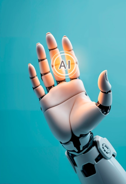 Concepto tecnológico con elemento futurista