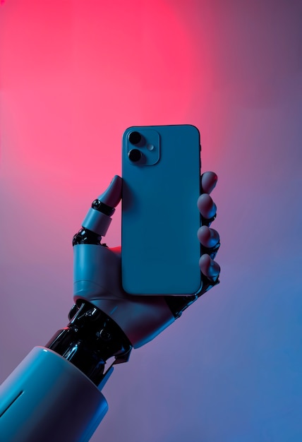 Concepto tecnológico con elemento futurista