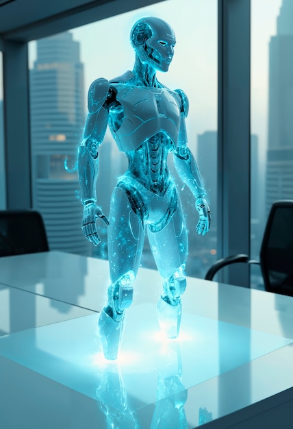 Concepto tecnológico con elemento futurista