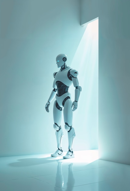 Concepto tecnológico con elemento futurista