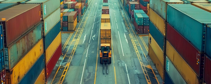 Foto gratuito concepto de transporte y logística