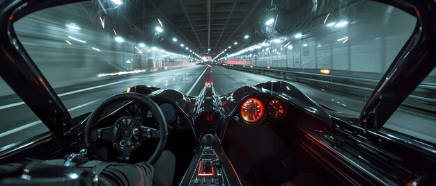 Conducción de automóviles modernos en la ciudad