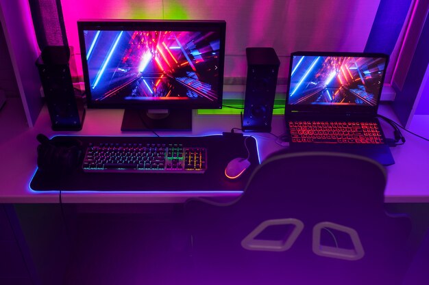 Configuración de juegos de ángulo alto en interiores