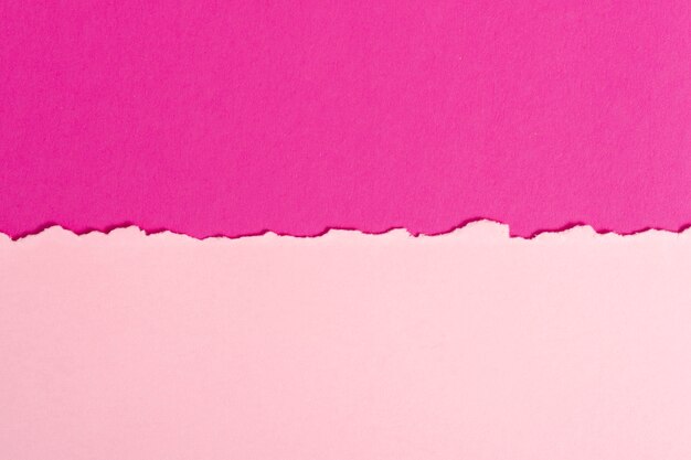 Conjunto de hojas de papel rosa tonificado