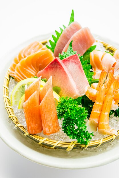 Conjunto mixto de sashimi