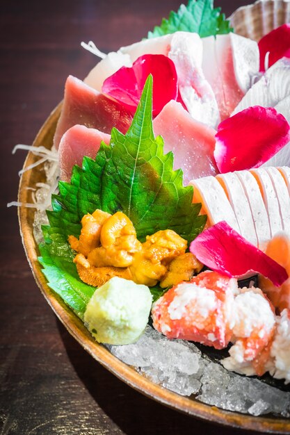 conjunto sashimi