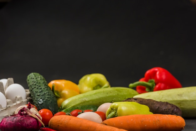 Foto gratuita conjunto de varias verduras