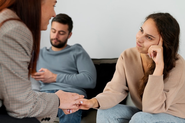 Consejería de pareja de cerca