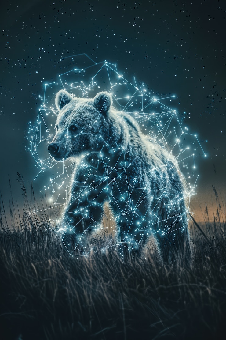 Foto gratuito la constelación de los animales fantásticos