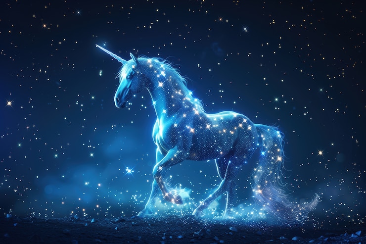 Foto gratuito la constelación de los animales fantásticos