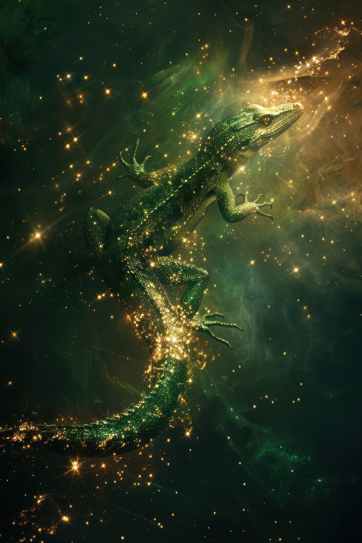 Foto gratuito la constelación de los animales fantásticos