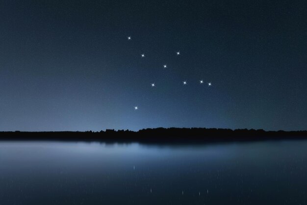 Constelación de estrellas Cygnus, cielo nocturno, cúmulo de estrellas, espacio profundo, constelación de cisnes, cruz del norte
