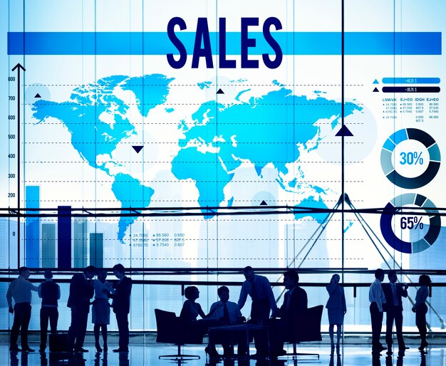 Contabilidad de ventas Financial Selling Banking Concept