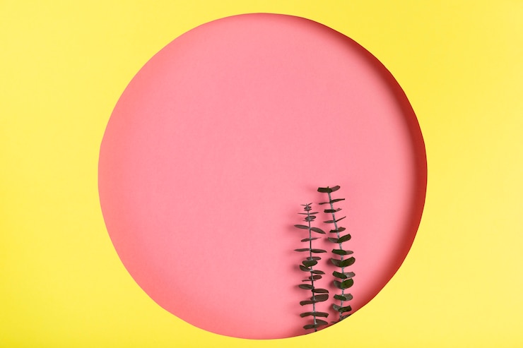 Foto gratuito copia espacio geométrico forma de papel con lavanda