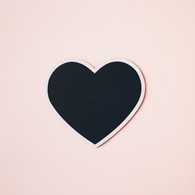 Corazón minimalista para maqueta.