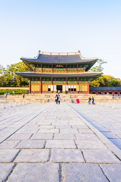 corea fondo verde jardín hermoso