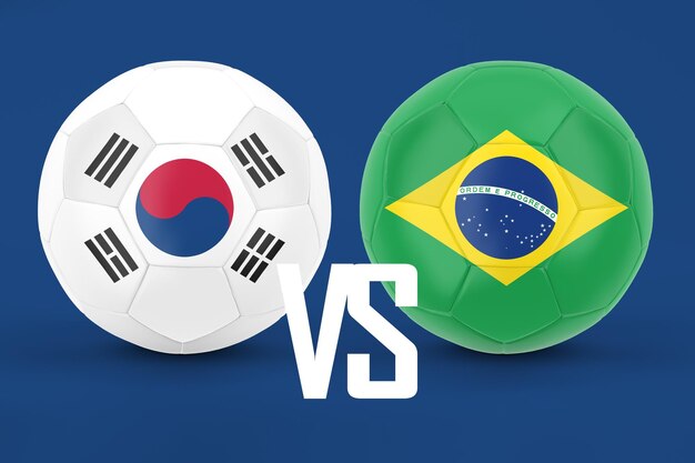 Corea del Sur VS Brasil Fútbol