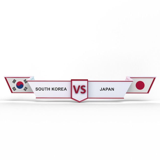 Foto gratuita corea del sur vs japón