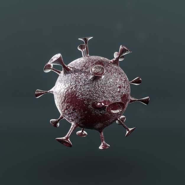 Foto gratuita coronavirus realista