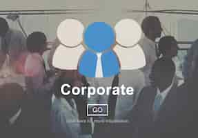 Foto gratuita corporate connection collaboration trabajo en equipo support concept