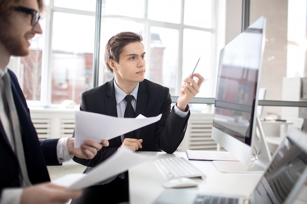 Corredores en el trabajo