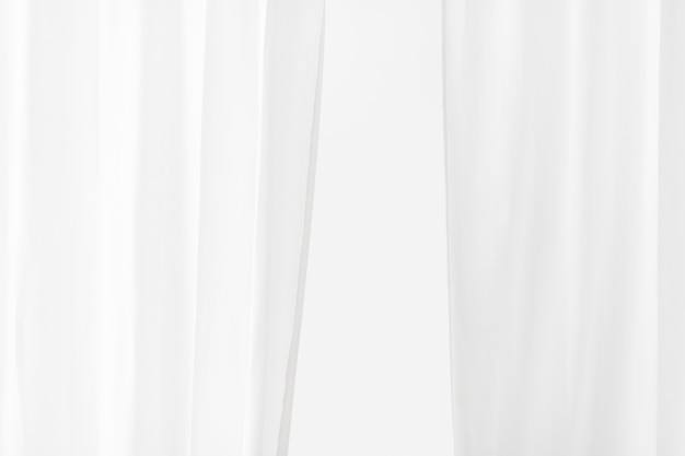 Foto gratuita cortina blanca lisa en una habitación