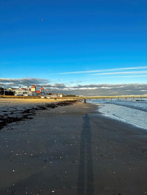 Foto gratuita costa del mar con conchas marinas y olas de textura paisaje marino