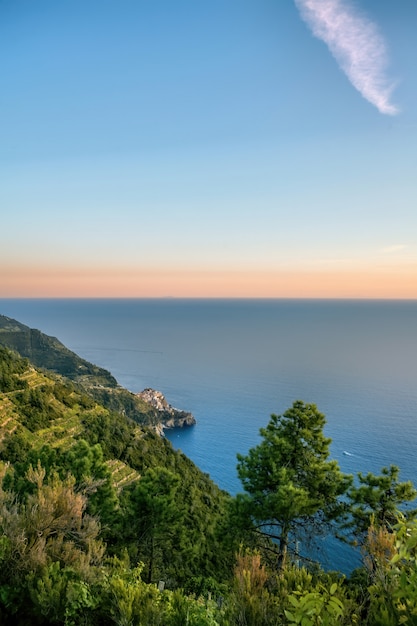 Foto gratuita costa mediterránea, cinque terre, italia