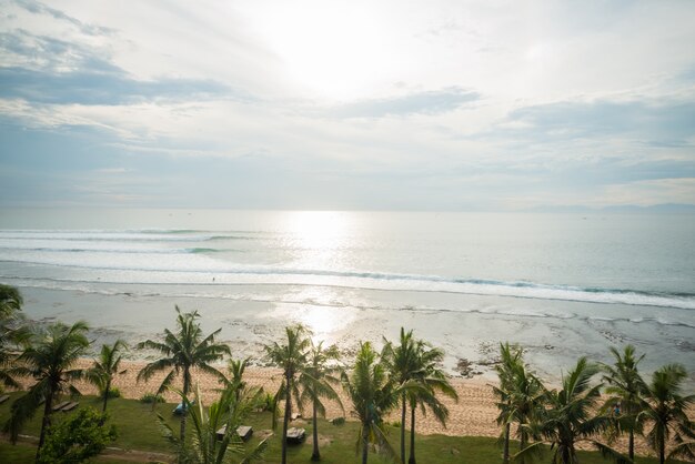 Costa del océano en Bali