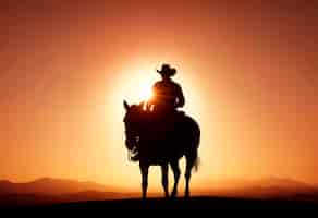 Foto gratuita cowboy in photorealistic environment