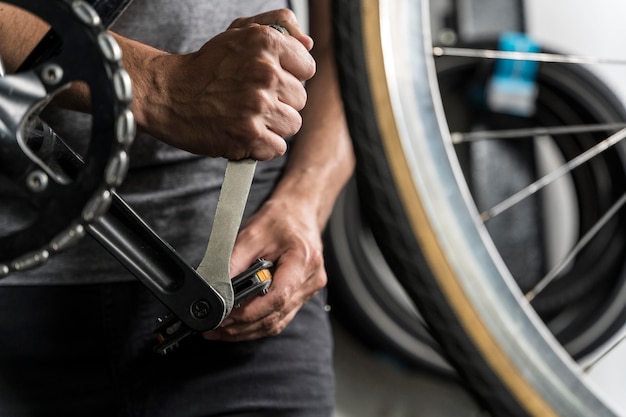 Creación de bicicletas en taller