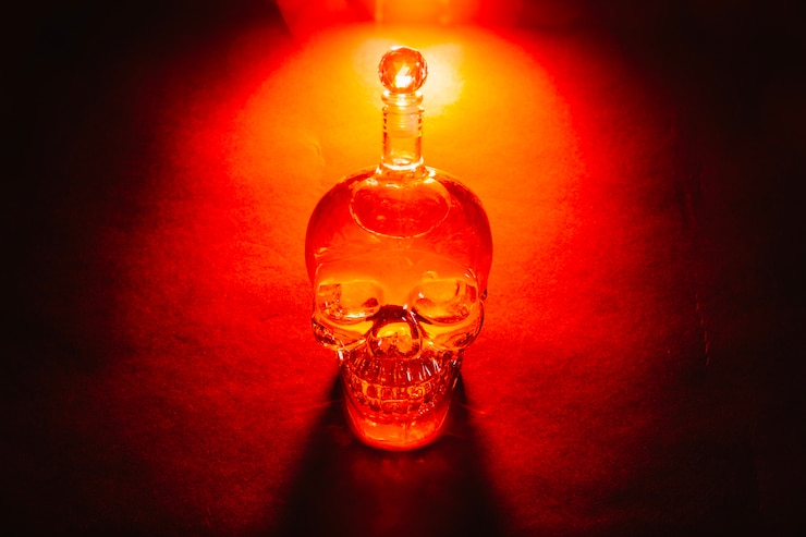 Foto gratuito creepy botella con veneno