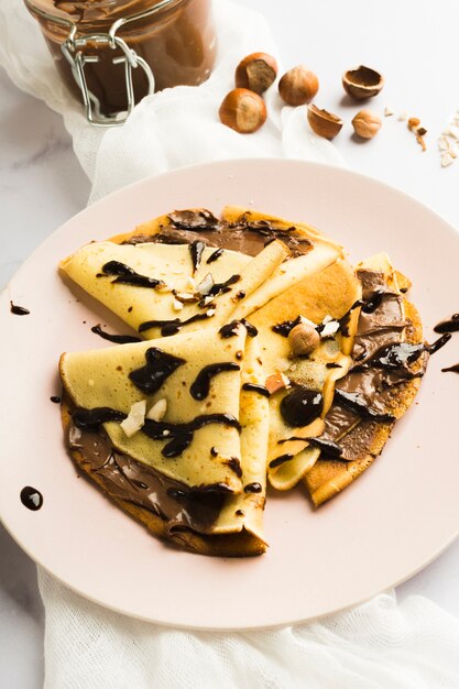 Crepes de chocolate