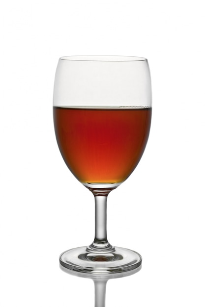 cristalina de la copa de brandy bebidas alcohólicas