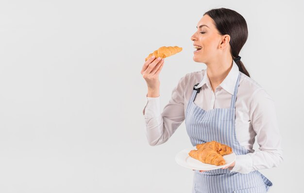 Croissant de cata de confitero