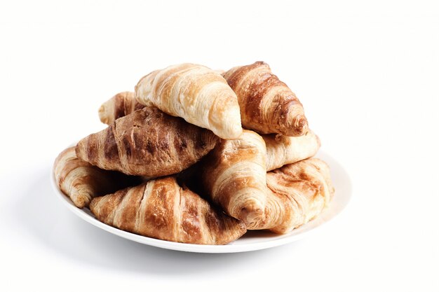 Croissant recién horneado