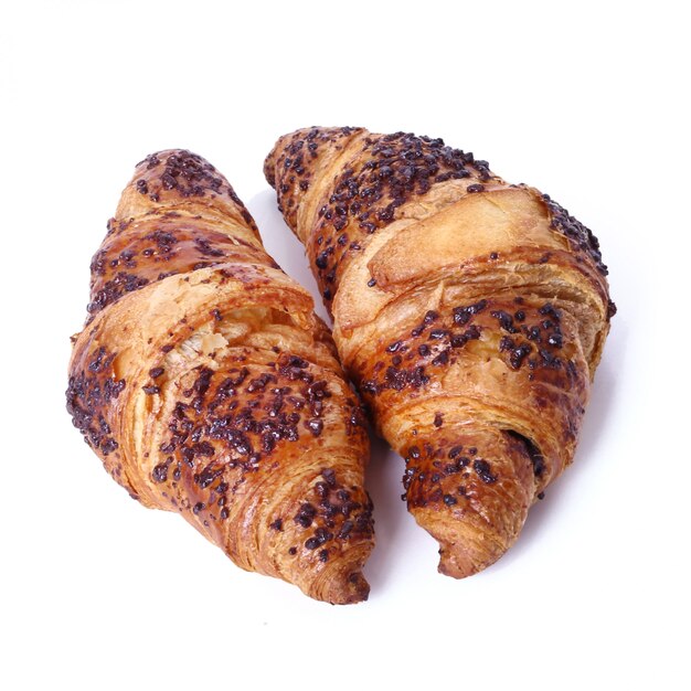 Croissants en la mesa