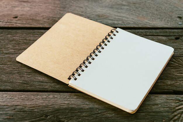 Cuaderno en blanco