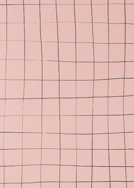 Foto gratuita cuadrícula distorsionada en papel tapiz rosa mate