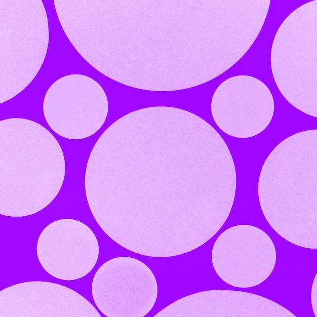 Cubierta sin costuras con fondo de círculos púrpura