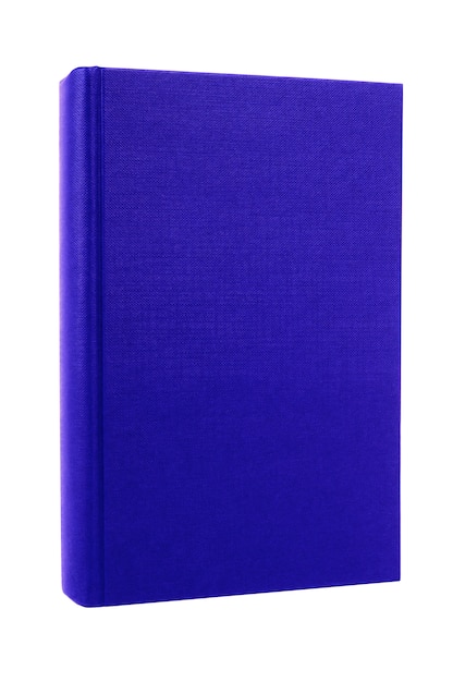 Cubierta de libro azul