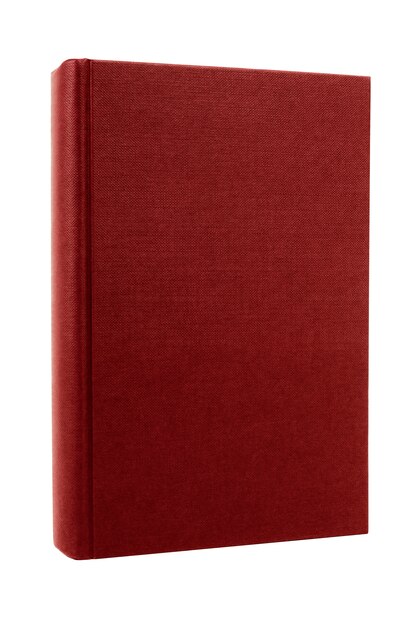 Cubierta de libro roja