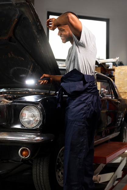 Cuidado del coche en el taller